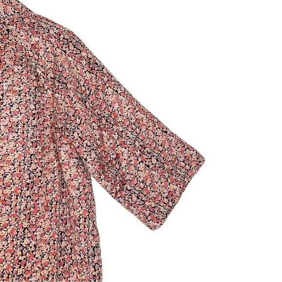 By Ti Mo Quilted Floral Print Jacket Size Medium - Picture 8 of 14